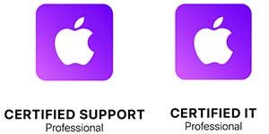 Apple Badges Certified Support und IT Professional