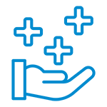 Symbol für sozial Leistungen